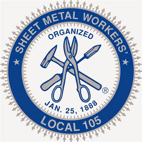 local 105 sheet metal union|union sheet metal worker salary.